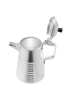 AL SANIDI Aluminum milk pot or pitcher Coffee pot Silver capacity 2.5 L  - Image 3