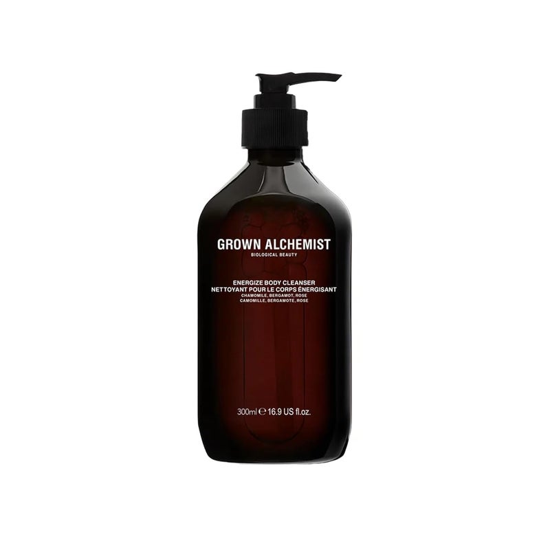 Grown Alchemist Energize Body Cleanser Chamomile Bergamot Rose Gentle Bodywash Hydrates and Cleanses Skin 300 ml - Image 1