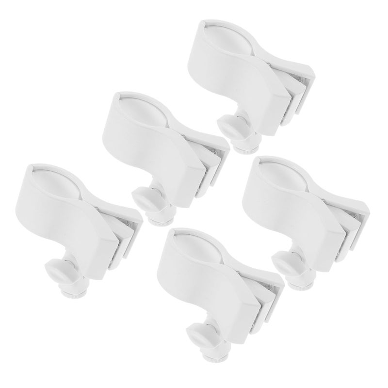 5 Pcs Sturdy Microphone Stand Clips Firm Grip Compatible with Various Recording Microphones - Image 2