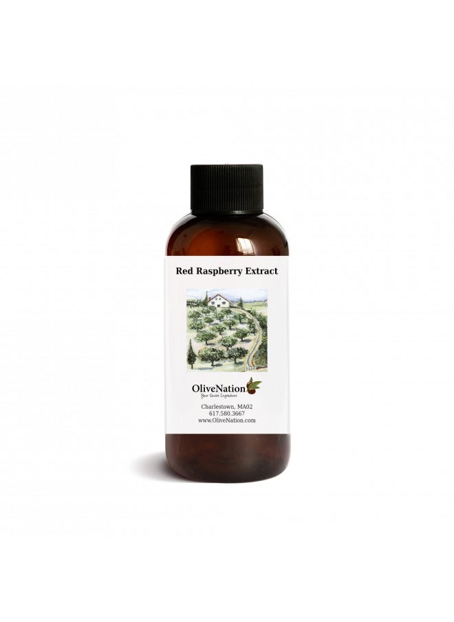 OliveNation - OliveNation Sugar-Free Red Raspberry Extract, Premium Quality Flavoring Extract for Baking - 4 ounces - Image 1