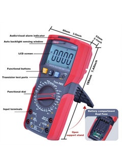 UNI-T UNI-T UT89XD Digital Multimeter Tester, TRMS 6000 Counts AC DC 1000V Multimetro Volt Ohm Meter Automotive Electrical Capacitance Multimeter, Measures Current Temperature NCV Resistance  - Image 2