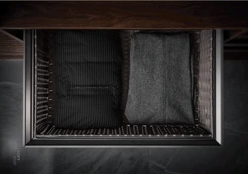 rigwell lifetime rigwell lifetime Modular Wardrobe Pull Out Ratten Basket for Modular Wardrobe Storage Mocha Finish RATTEN Basket 900 MM  - Image 4