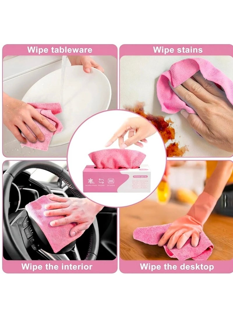 Box of 20 Reusable Microfiber Cleaning Cloths - Image 5