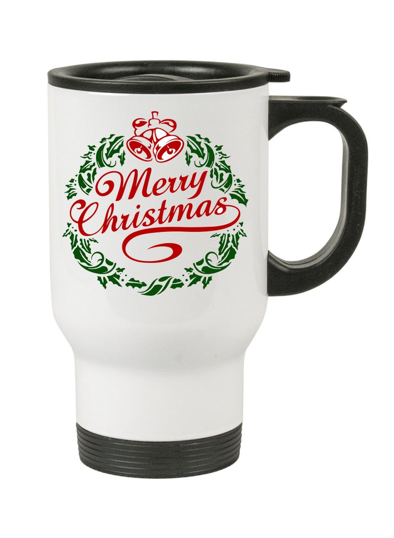 برينت شوب فور مي كوب سفر من الفولاذ المقاوم للصدأ هدية مناسبة لعيد الميلاد ومطبوع بموضوع الكريسماس (تصميم 7) - Image 1