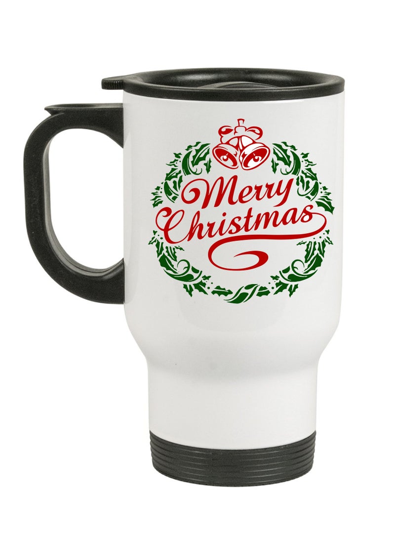 برينت شوب فور مي كوب سفر من الفولاذ المقاوم للصدأ هدية مناسبة لعيد الميلاد ومطبوع بموضوع الكريسماس (تصميم 7) - Image 2