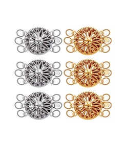 SYOSI Necklace Layering Clasps, Necklace Connector, Necklace Clasp Jewelry Bracelet Clasps Connectors, Suitable for Making Multi-strand Necklaces, Bracelets or Other Jewelry Crafts for Girls Women  - Image 1