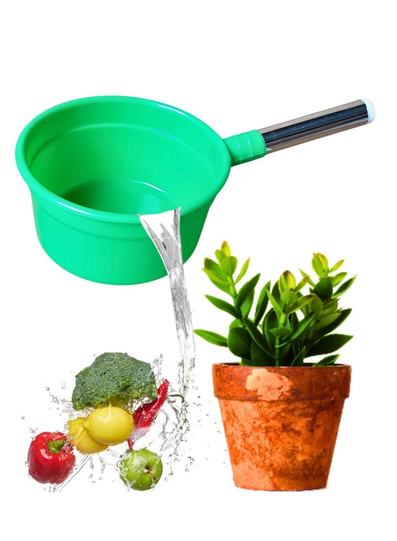 ARTC Water Spoon And Water Ladle Bath Dipper Spoon For Bathroom And Hair Washing And Water Scoop Cup For Kitchen And Rice Washing Green - Image 3