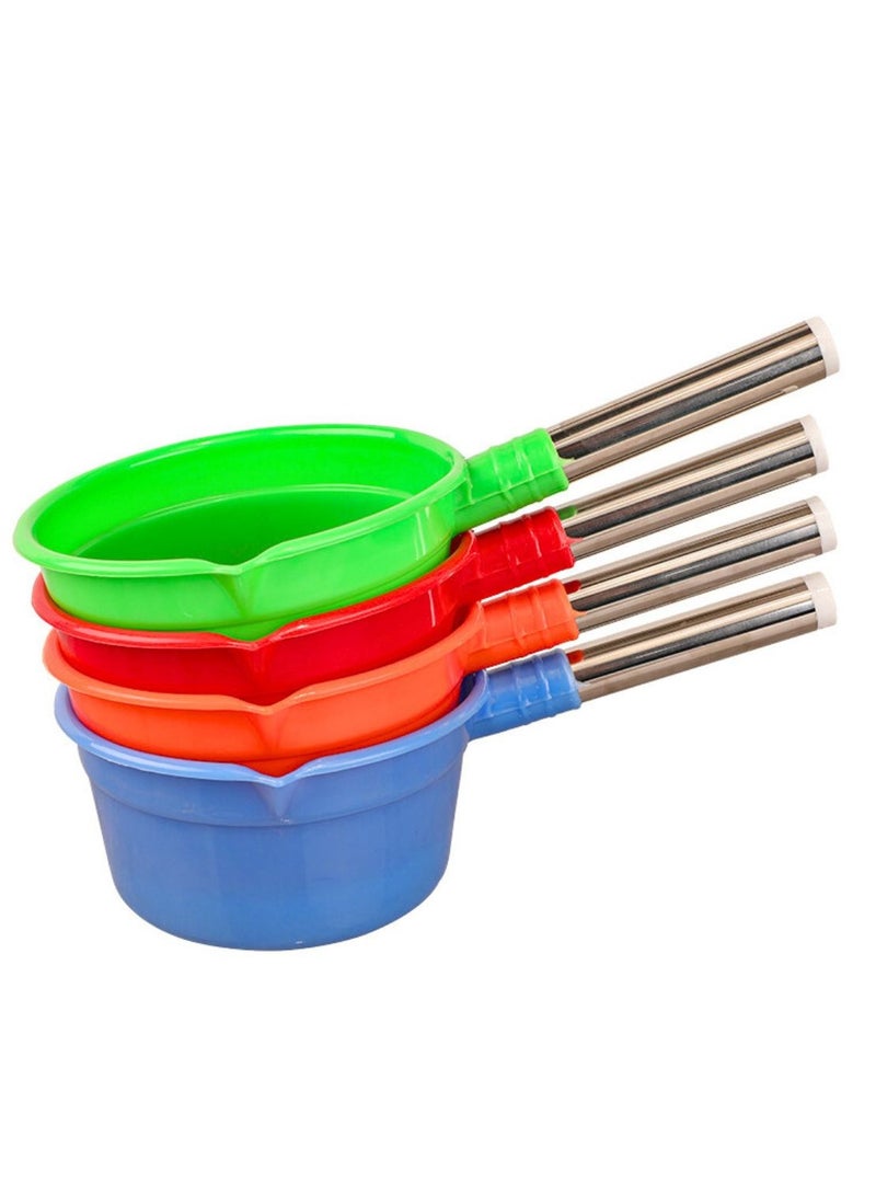 ARTC Water Spoon And Water Ladle Bath Dipper Spoon For Bathroom And Hair Washing And Water Scoop Cup For Kitchen And Rice Washing Green - Image 4