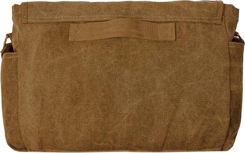 Sweetbriar Classic Vintage Messenger Bag - Original Heavyweight Cotton Canvas Shoulder Bag with Upgraded Features - Image 3