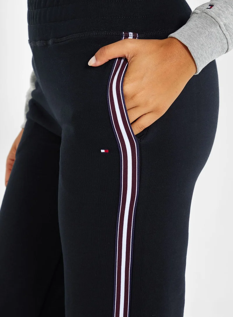 TOMMY HILFIGER Side Striped Flared Sweatpants