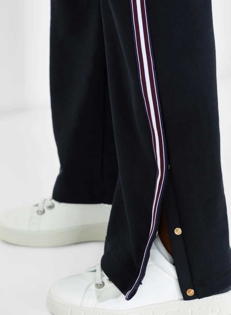 TOMMY HILFIGER Side Striped Flared Sweatpants