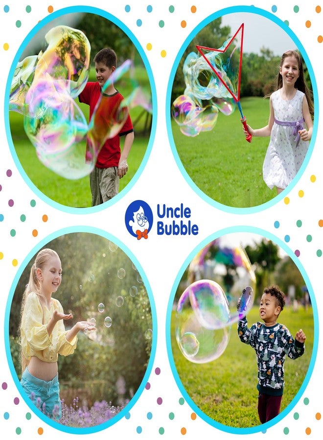 Uncle Bubble 2 Sets Giant Bubble Wands - Includes 2 Big Bubble Sword and 8oz Uncle Bubble Ultra Bubble Solution - Image 3