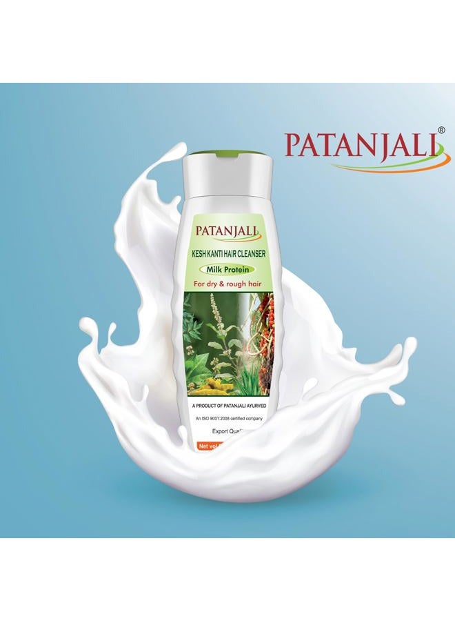 PATANJALI Kesh Kanti Milk Protein Hair Cleanser Shampoo, 200ml / 6.8 fl oz - (Pack of 2) - Image 2