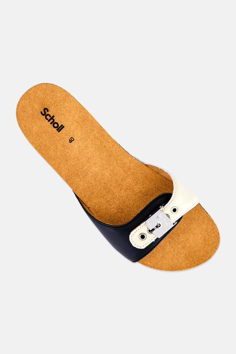 Scholl Women Pescura Flat Cork Slip On Sandals, Multicolor - Image 4