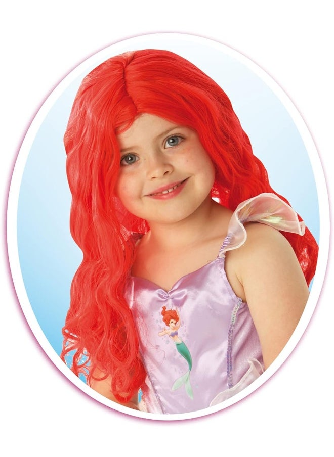 Disney Disney Princess Ariel Wig for Girls (Free Size, Red)  - Image 2