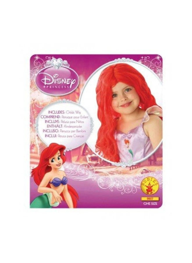 Disney Disney Princess Ariel Wig for Girls (Free Size, Red)  - Image 1