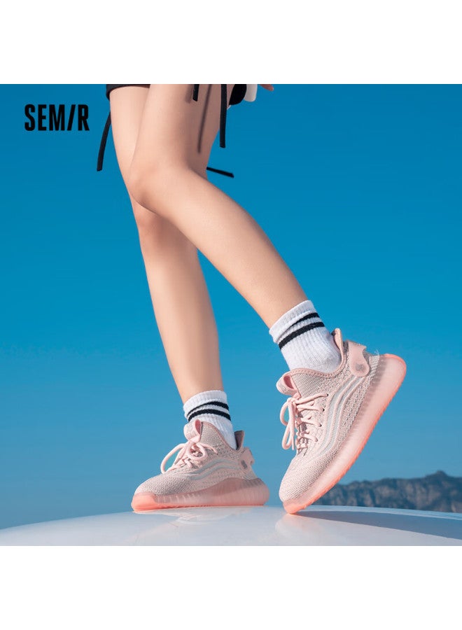 Semir Women's Coconut Shoes, Spring And Summer Lightweight Breathable Mesh Shoes, Casual Travel Shoes For Women Szy241115, Pink, Size 39 - Image 2