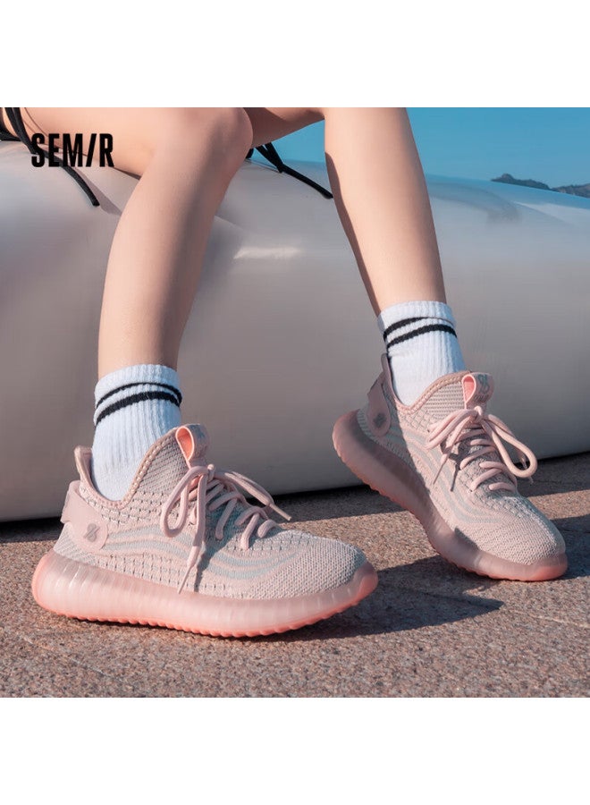 Semir Women's Coconut Shoes, Spring And Summer Lightweight Breathable Mesh Shoes, Casual Travel Shoes For Women Szy241115, Pink, Size 39 - Image 4