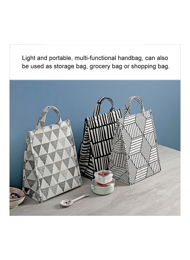 إسكدنيا حقيبة وجبة غداء معزولة حرارياً متعدد الألوان 34x4x25سم - Image 5