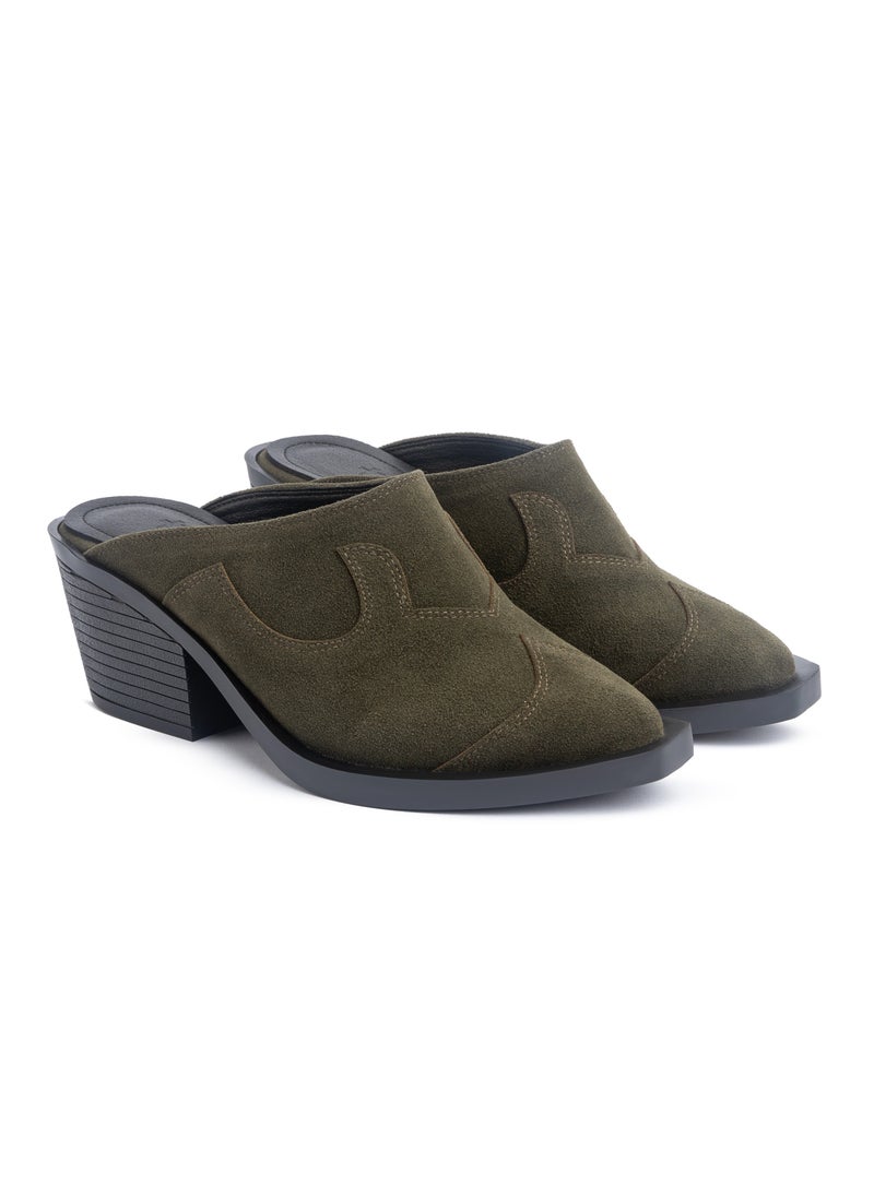 TGS Cowboy Heel Mules  - Image 2