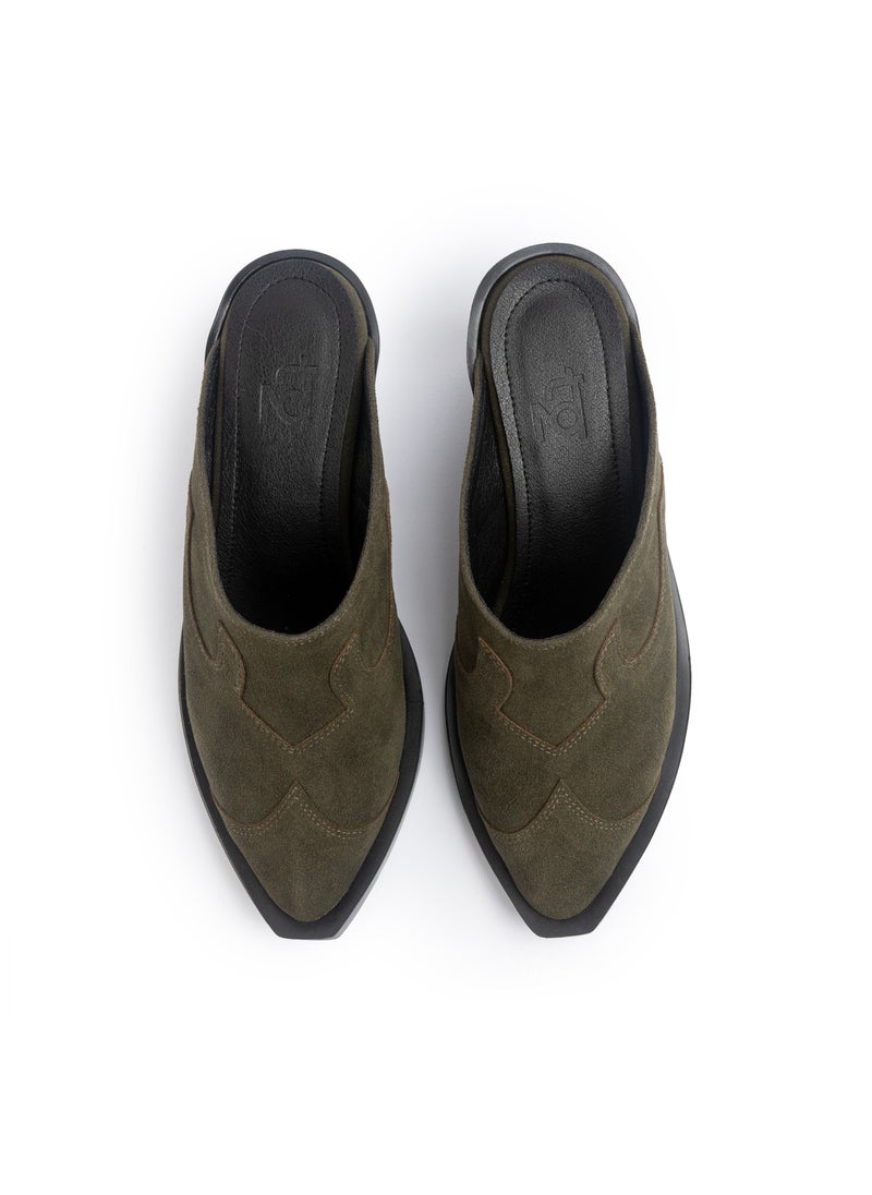 TGS Cowboy Heel Mules  - Image 3