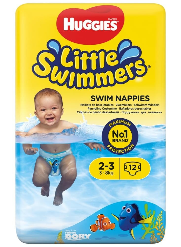 Huggies Little Swimmers Disposable Swim Diapers, X-Small , 12-Count - Image 1