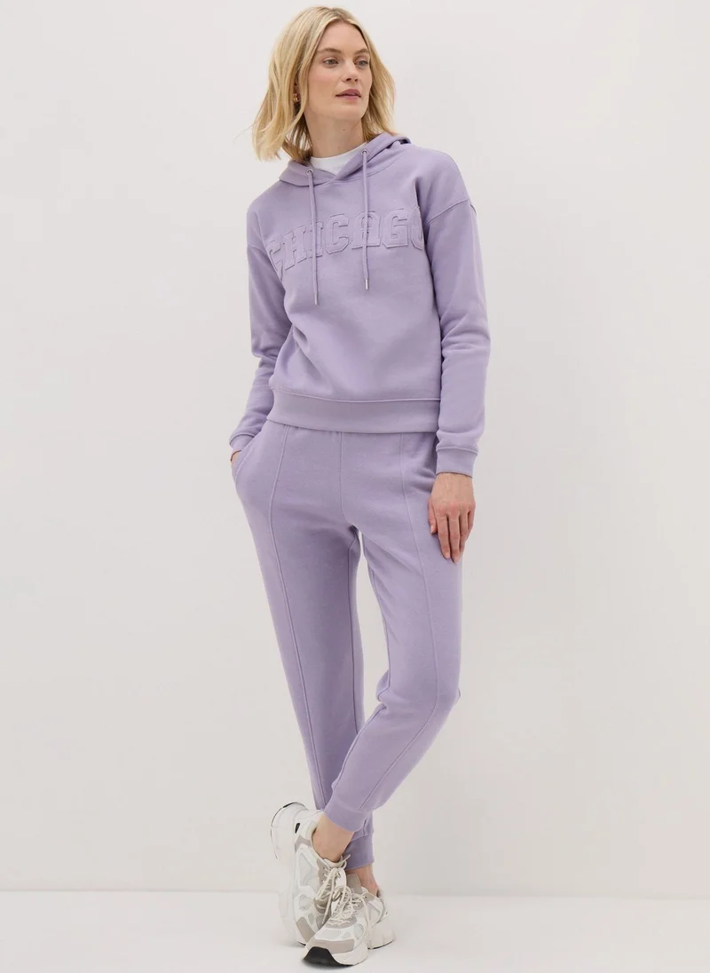 Matalan Lilac Cuffed Jogging Bottoms
