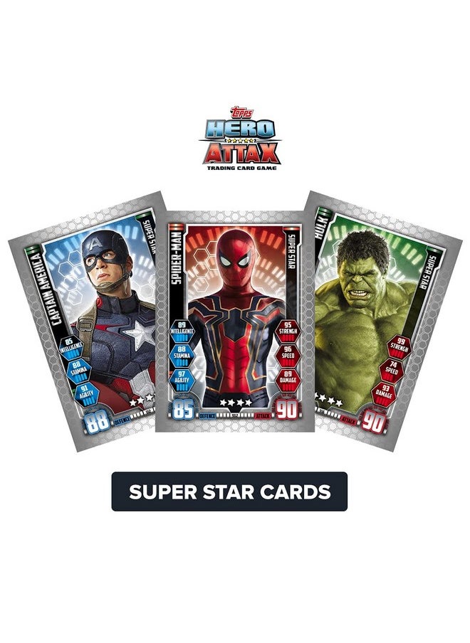 Topps - Topps Marvel Hero Attax 2021 TCG Collection (Carry Box) I Themed Playing Cards I Marvel Trading Cards | Marvel Cards | Marvel Playing Cards | Avengers Playing Cards | Avengers Cards - Image 1