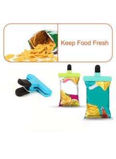 Mmmon 8 Pack Food Clips,Upgrade Wide Open Bag Clips for Food Storage with Air Tight Seal Grip (4 x L,4 x S)  - Image 4