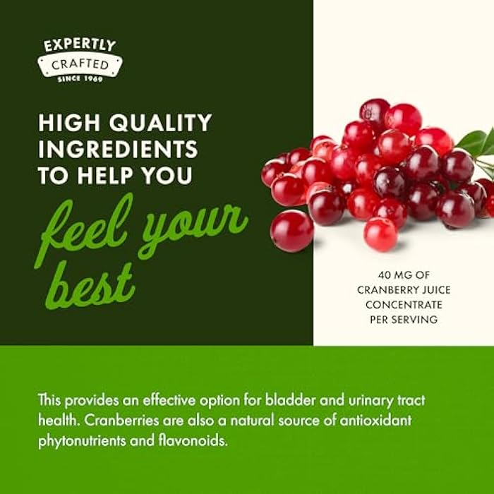 Swanson Cranberry 20:1 Juice Concentrate Urinary Tract and Kidney Health Supplement for Women and Adults Seeking Bladder Support with Vitamins C & E (180 Softgels, 2 Pack) - Image 5