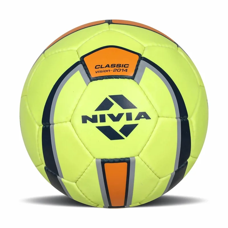 نيفيا Nivia Classic Rubber Football Size 5 - Yellow