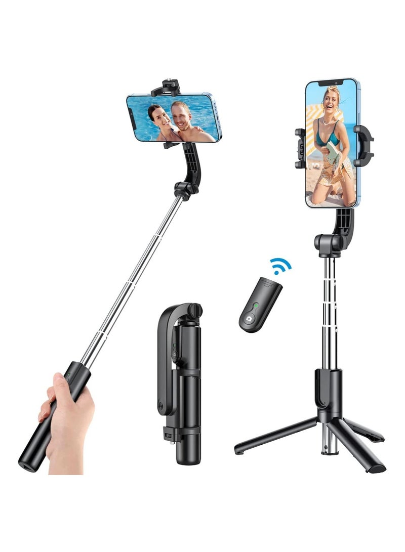 Selfie Stick Tripod Bluetooth, Extendable Phone Tripod Selfie Stick with Wireless Remote Shutter for iPhone Xs MAX/XR/XS/X/8/8P/7/7P/6s/6, Galaxy S9/S8/S7/S6 - Image 1