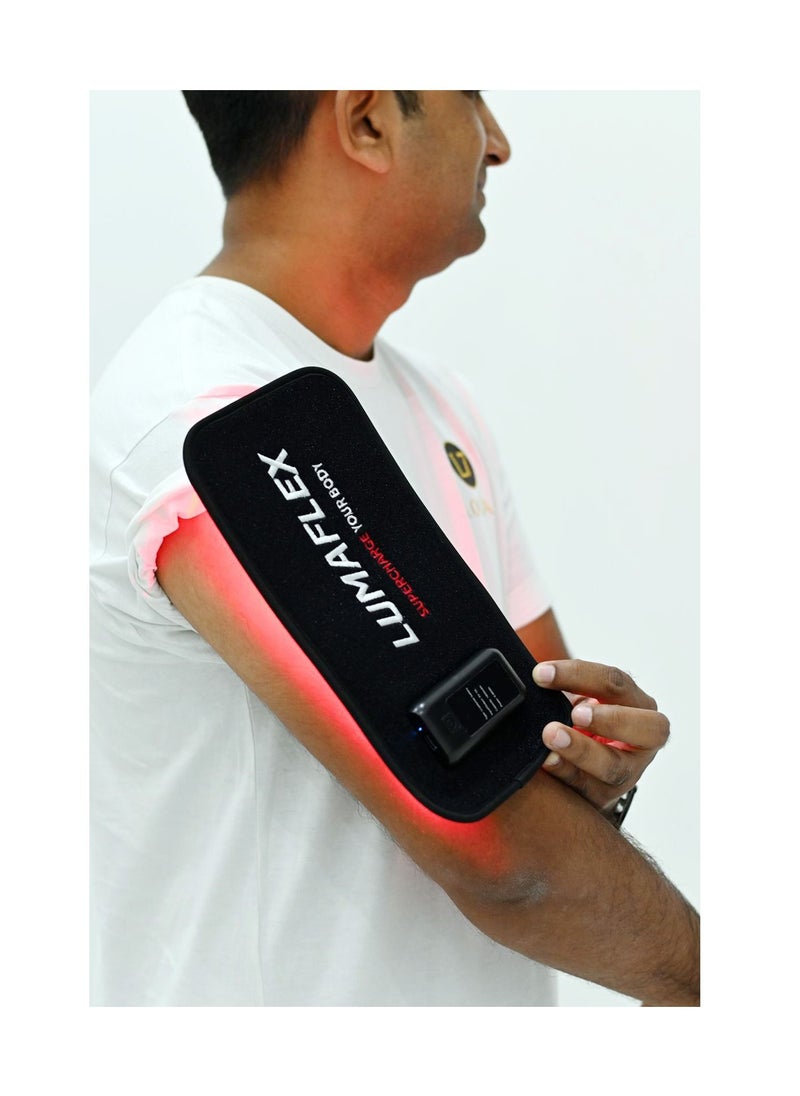 LUMAFLEX - Lumaflex Red Light Therapy Pad for Body Pain Relief 60 LED diodes with IR Wearable Wrap Deep Therapy Belt with Timer and auto shutter Function at 20 min Relief Back Shoulder Pain - Image 1