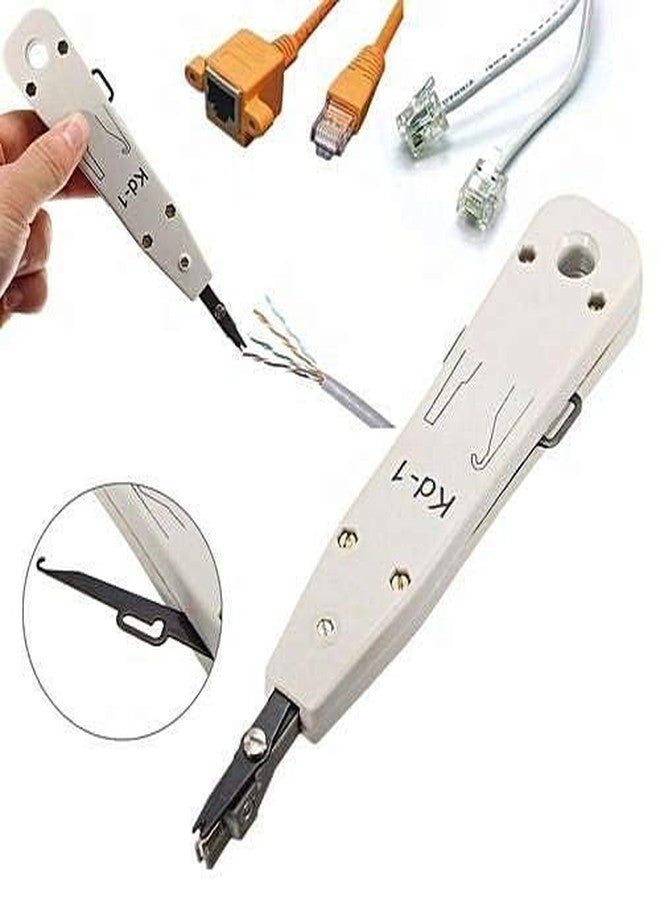 أداة قطع بالصدمة لصندوق توصيل الهاتف SP Electron Cat6 Cat5 Rj45 Rj11، أداة تثبيت طرف التوصيل - Image 3