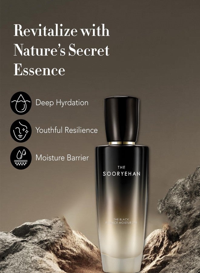 Sooryehan The Black (Essence Moisturizer, 130ml/4.4fl oz) - Lightweight Cream for Moisture Barrier, Rejuvenate Dull, Aging Skin. Premium Korean Skin Care. Black Yeast, Hyaluronic Acid, - Image 2