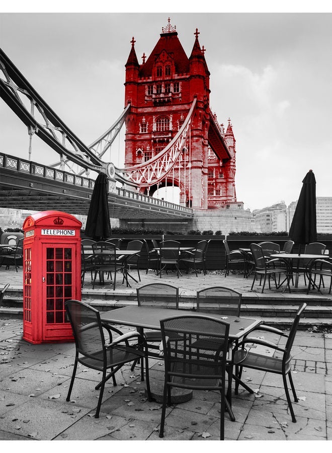 NIBEMINENT DIY Paint By Number Oil Painting On Canvas Kit Multicolour - Image 1