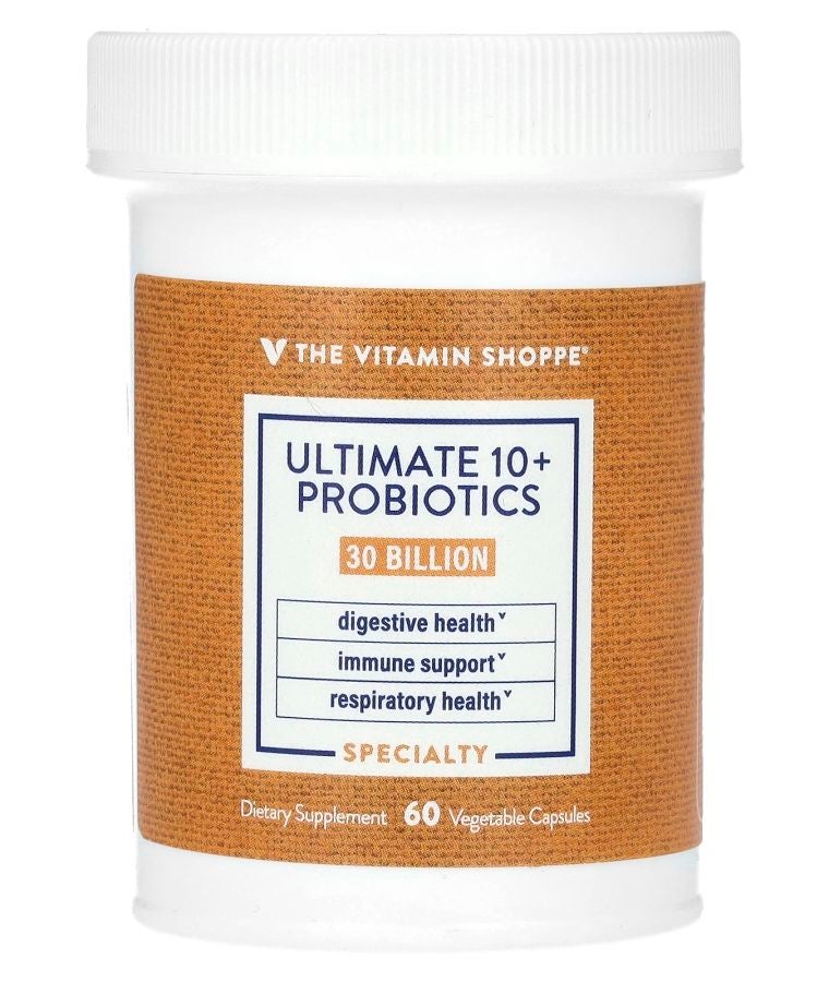 The Vitamin Shoppe Ultimate 10+ Probiotics 30 Billion CFU 60 Vegetable Capsules