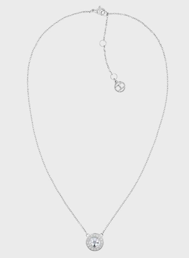 TOMMY HILFIGER Womens Pendant Necklace In Stainless Steel Embellished With A Crystal - 2780284 - Image 1