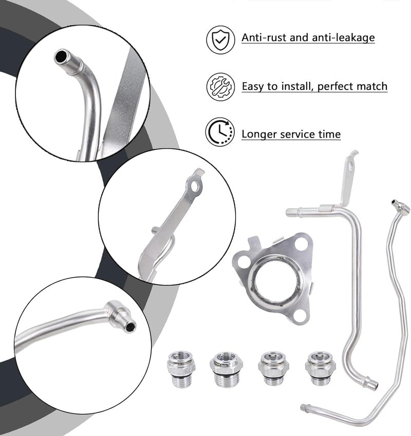 Xiaoyudou Driver Side Turbo Coolant Line Kit - Image 4