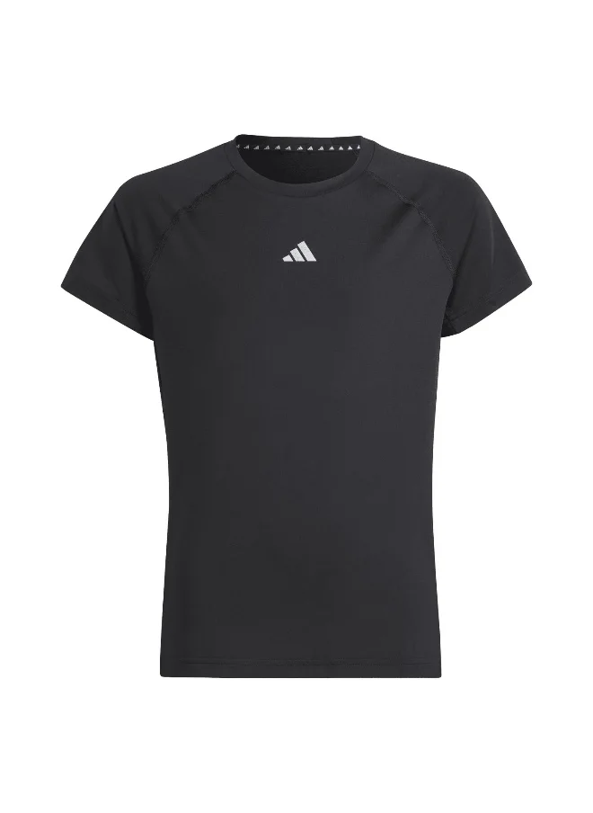 Adidas adidas Jg Tee Black Training T-Shirts 5-6Y