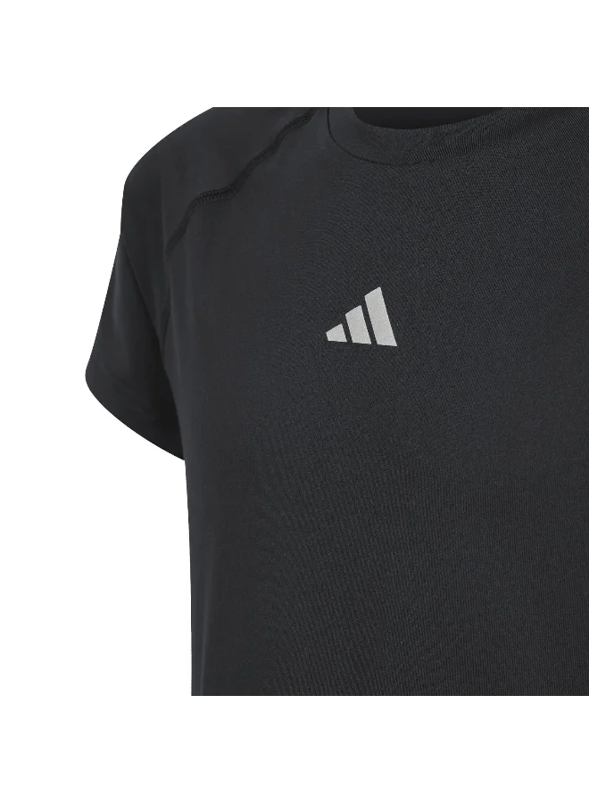adidas تي شيرت تدريب أسود Jg للأطفال 5-6 سنوات
