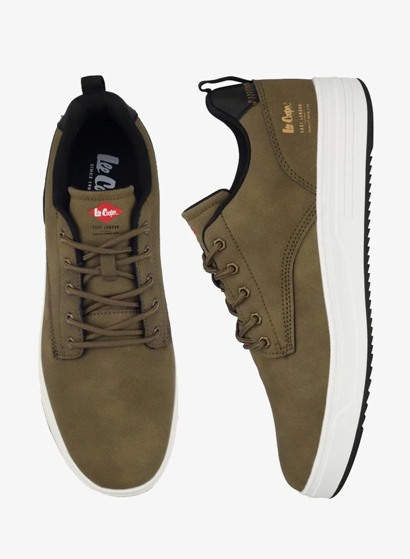 Men Lace-Up Ankle Sneakers