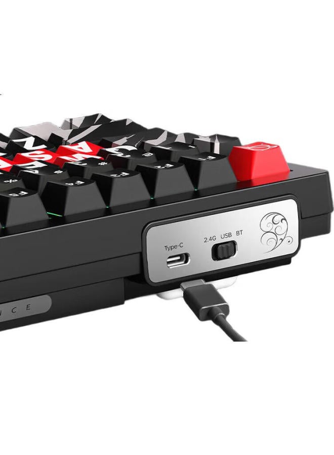 Langtu (Langtu) Lt95 Night Flame Wired/Wireless/Bluetooth Three-Mode Mechanical Keyboard Gasket Structure Rgb Lighting Effects Lcd Color Screen 10000Mah Green Axis - Image 2