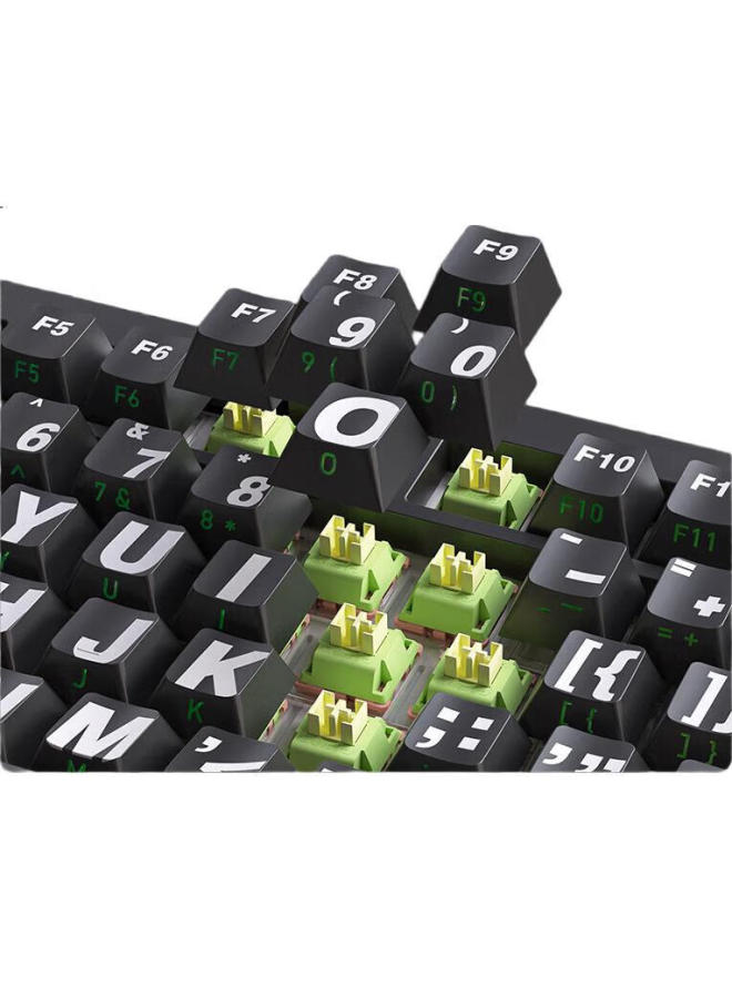 Langtu (Langtu) Lt95 Night Flame Wired/Wireless/Bluetooth Three-Mode Mechanical Keyboard Gasket Structure Rgb Lighting Effects Lcd Color Screen 10000Mah Green Axis - Image 1