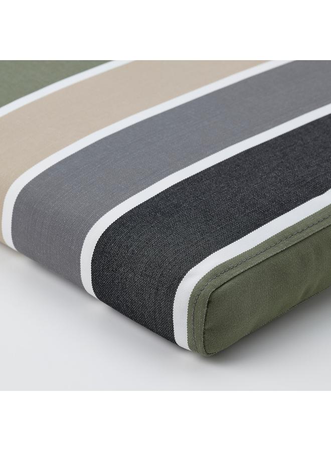 erorex Cover For Chair Cushion, Outdoor/Multicolour Stripe Pattern, 44X44 Cm - Image 3