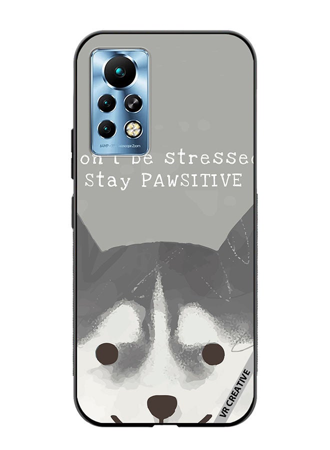 VR CREATIVE Protective Case Cover For Infinix Note 11 Pro Positive Dog Design Multicolour - Image 1