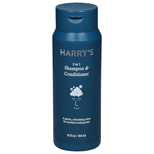 Harrys 2 in 1 Shampoo and Conditioner 14 oz bottle