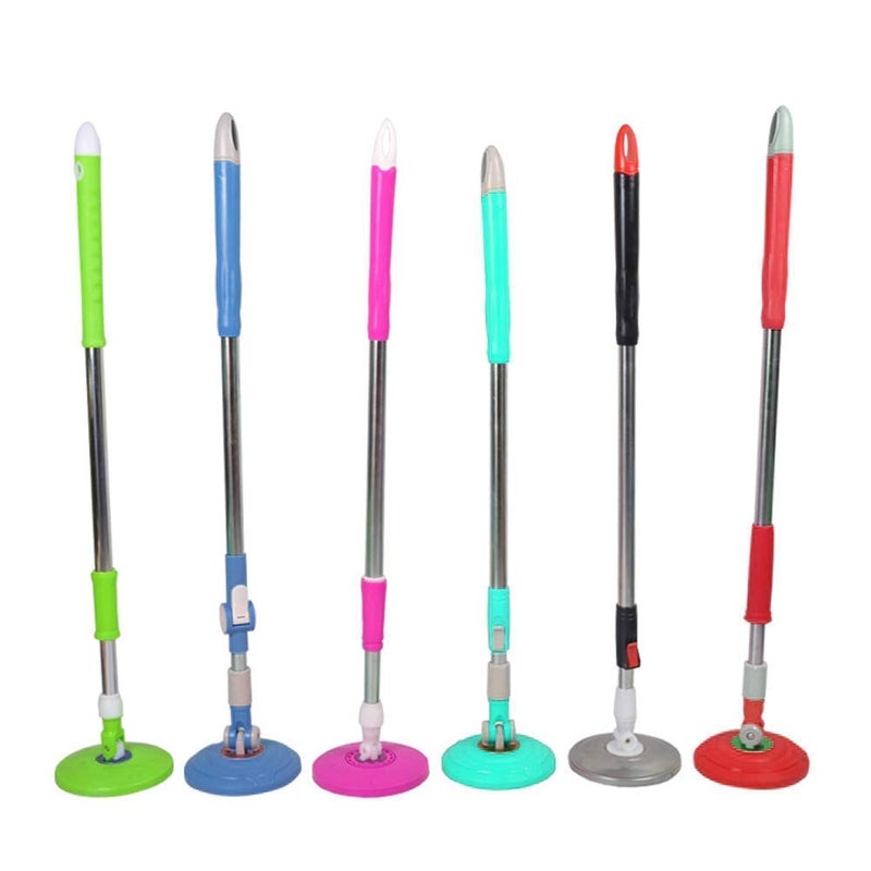 ABA 360 Spin Stainless Steel Bucket Mop Rod Stick Random Colour - Image 1