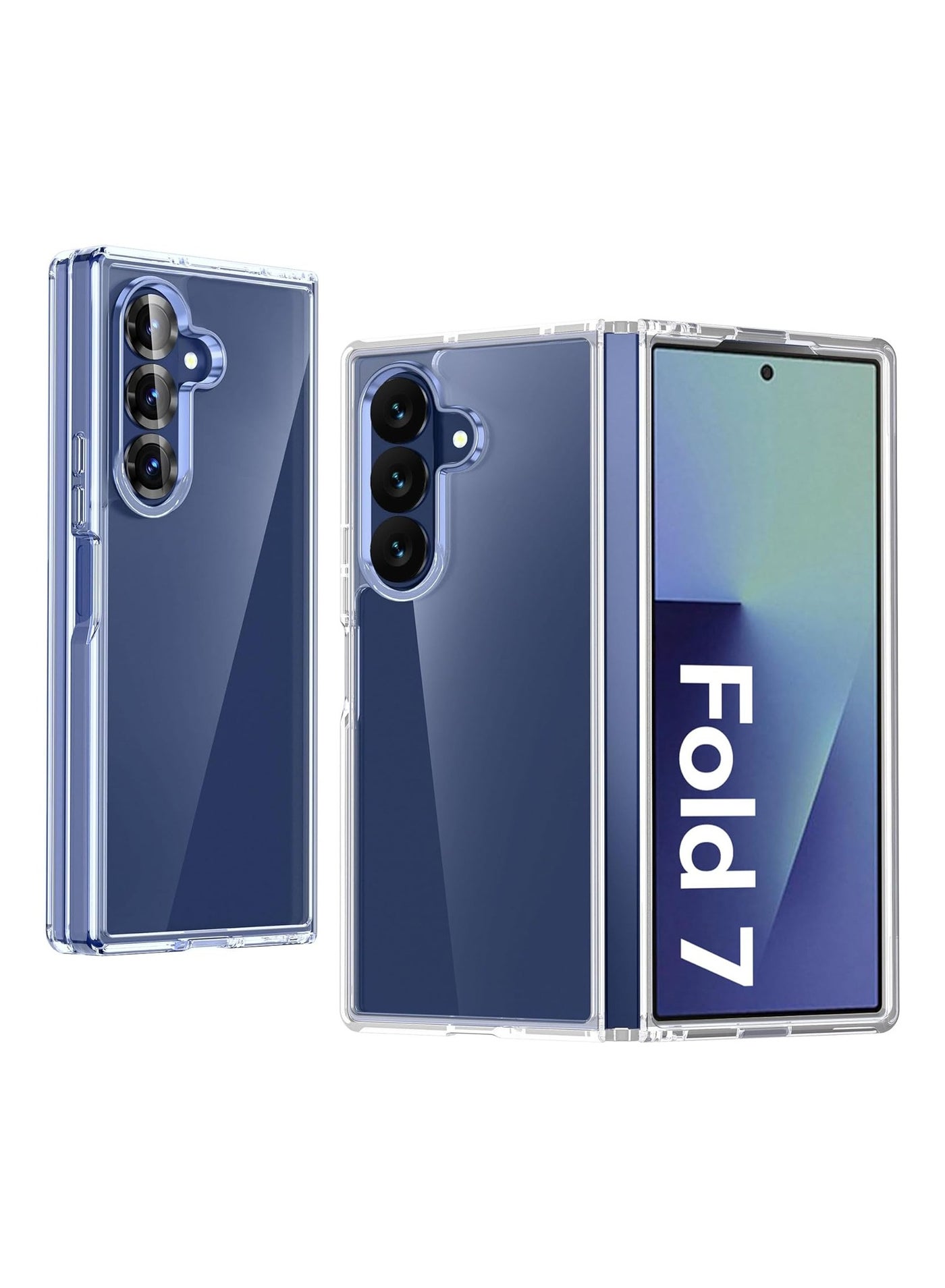 ACLIX Clear Case For Samsung Galaxy Z fold 7, Soft Slim TPU Shockproof Scratch-Proof Crystal Clear Case For Samsung Galaxy Z Fold 7 (2025)
