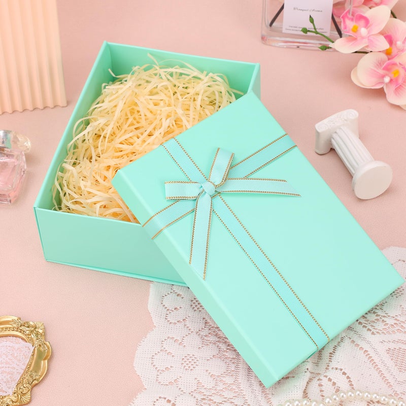 HOME ELEMENTS Luxury Gift Box with Ribbon for Packaging Multipurpose Gift Hampers Foldable Decorative Gift Packing Boxes Perfect for Presents Diwali Christmas Wedding Birthdays Special Occasions (White) - Image 3